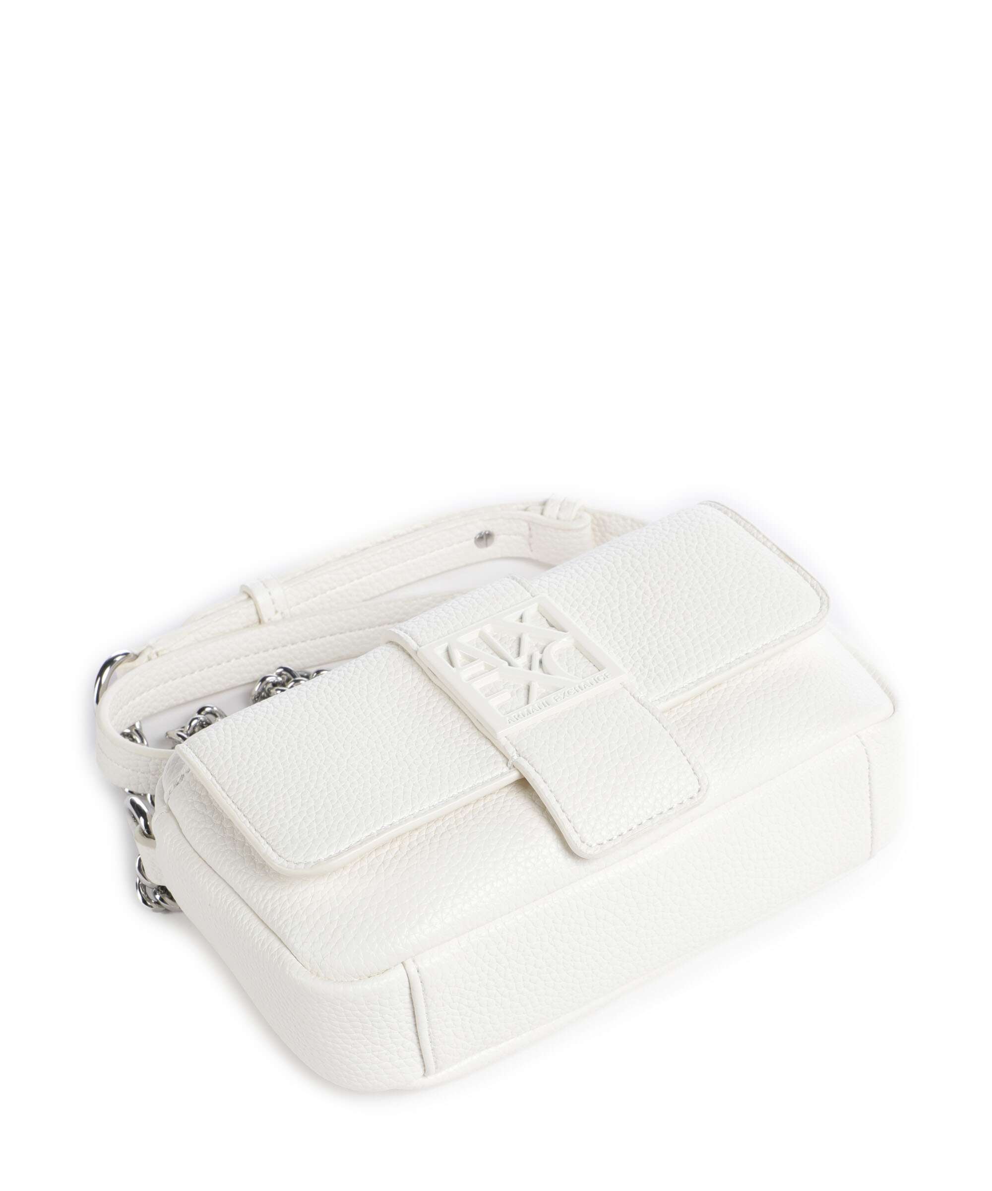 Armani Exchange Susy Soft Crossbody bag off white