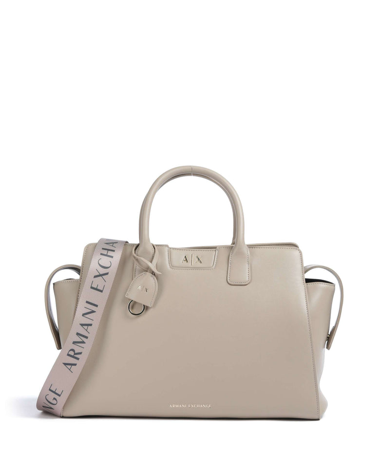 Armani Exchange Amelie L Handbag sand