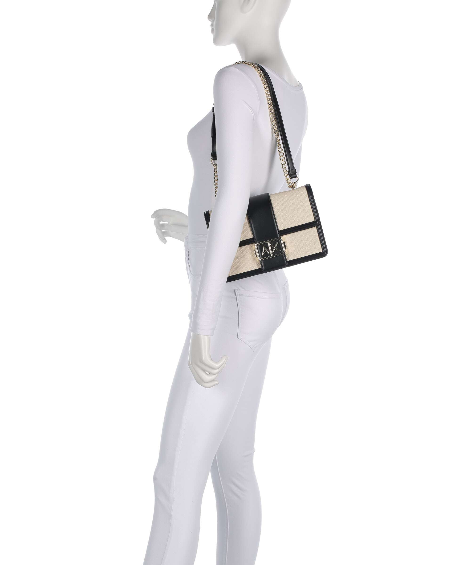 Armani Exchange Wonder M Shoulder bag natural/black