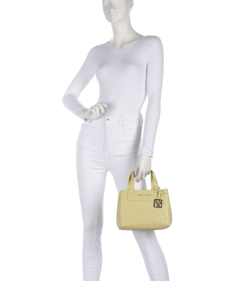 Armani Exchange Liz Monogram S Handbag sunlight