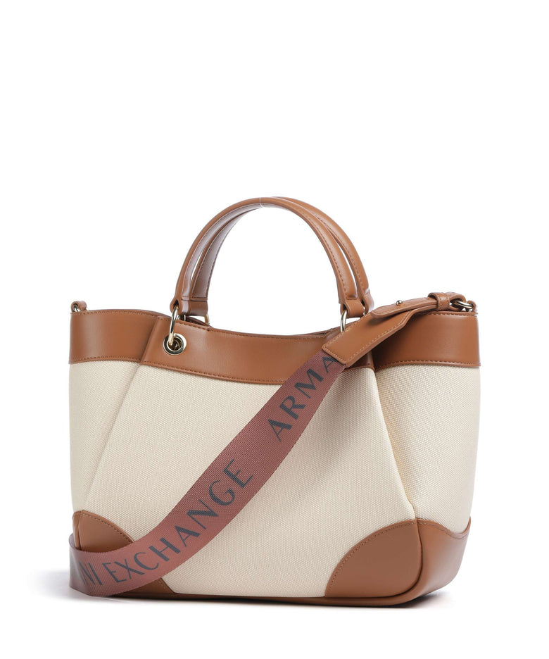 Armani Exchange Wave M Handbag natural/saline clay