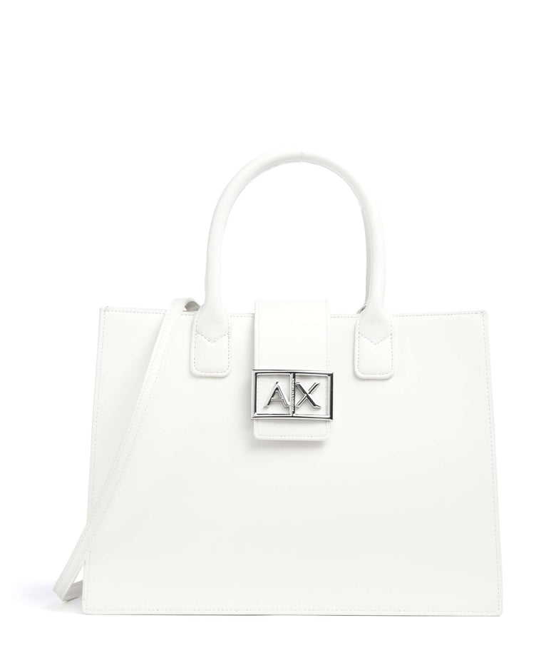 Armani Exchange Jodie M Handbag off white