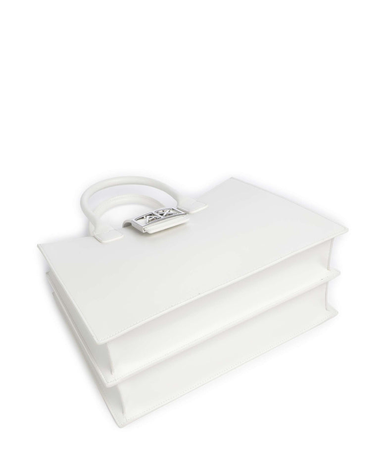 Armani Exchange Jodie M Handbag off white