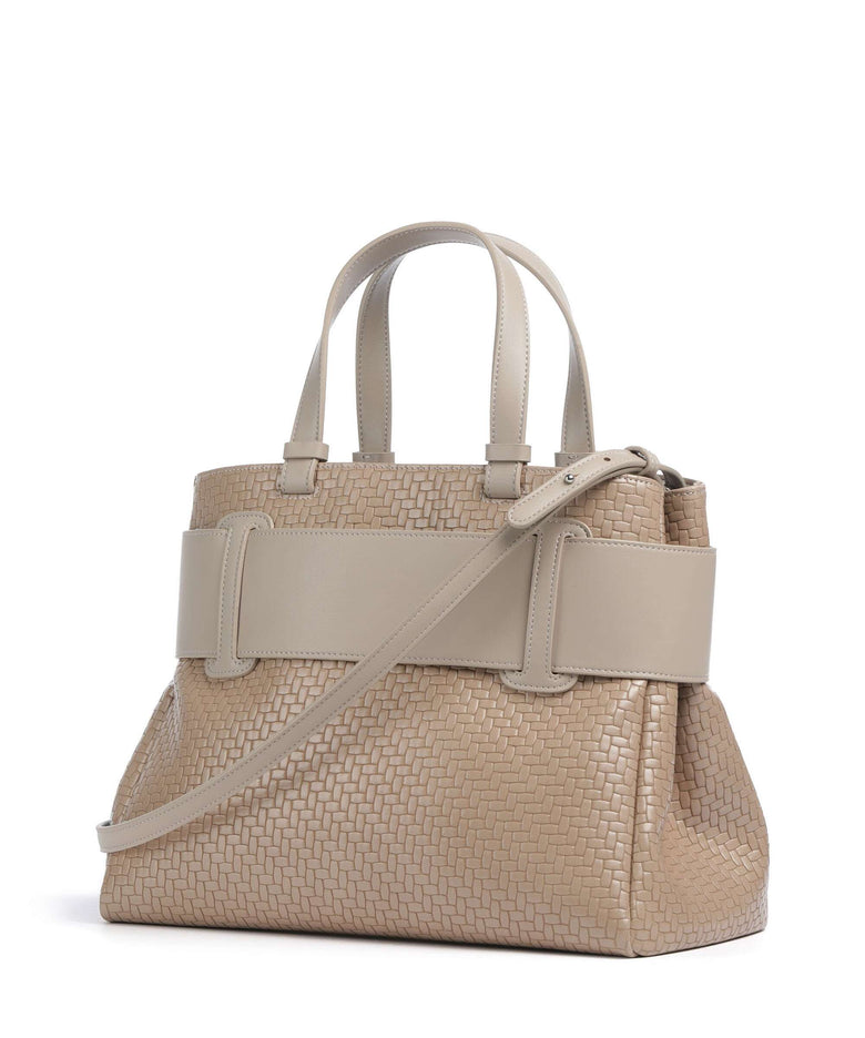 Armani Exchange Susy Soft Woven S Handbag sand