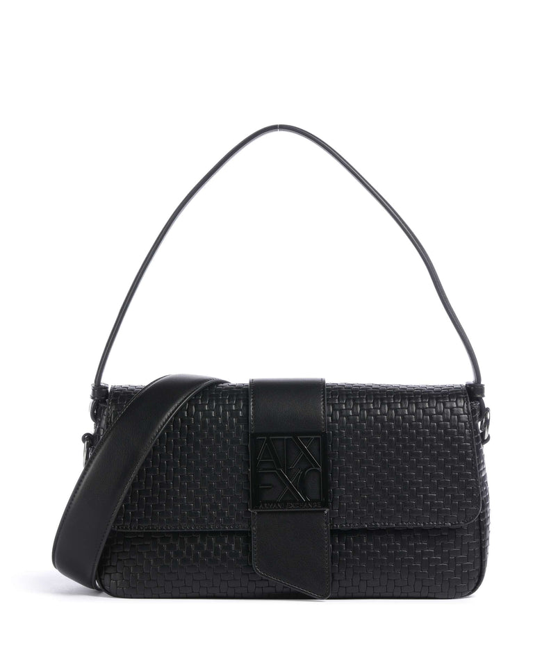 Armani Exchange Susy Soft Woven Shoulder bag black