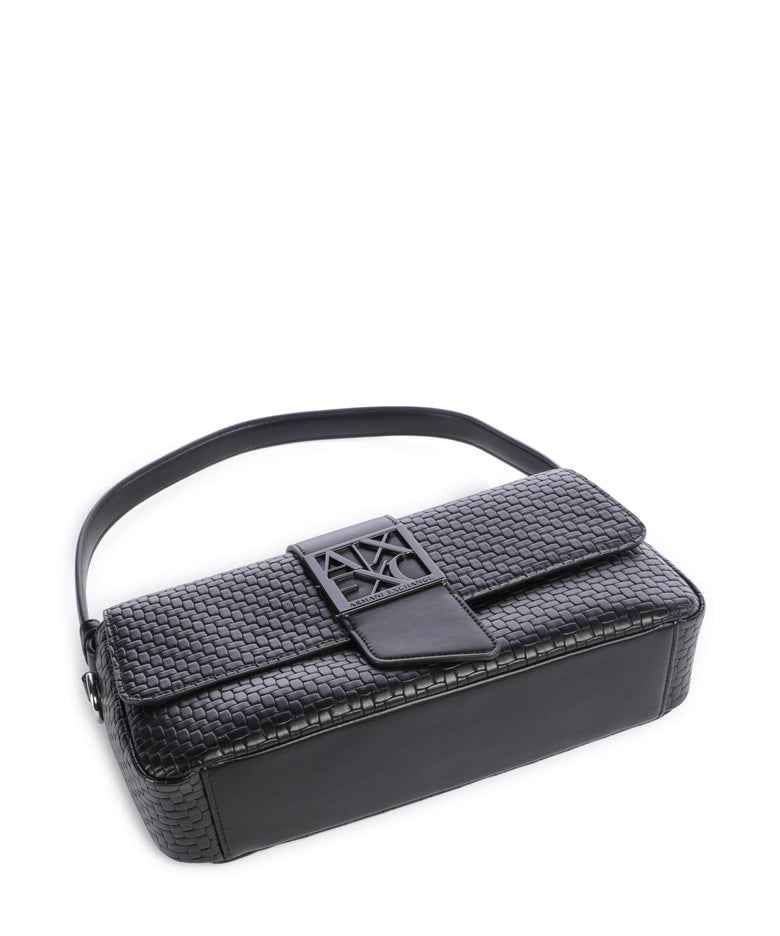 Armani Exchange Susy Soft Woven Shoulder bag black