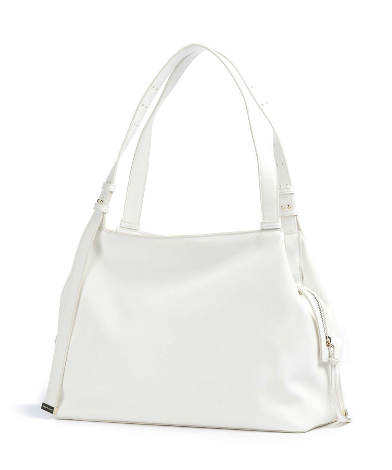 Armani Exchange Alice M Hobo bag off white