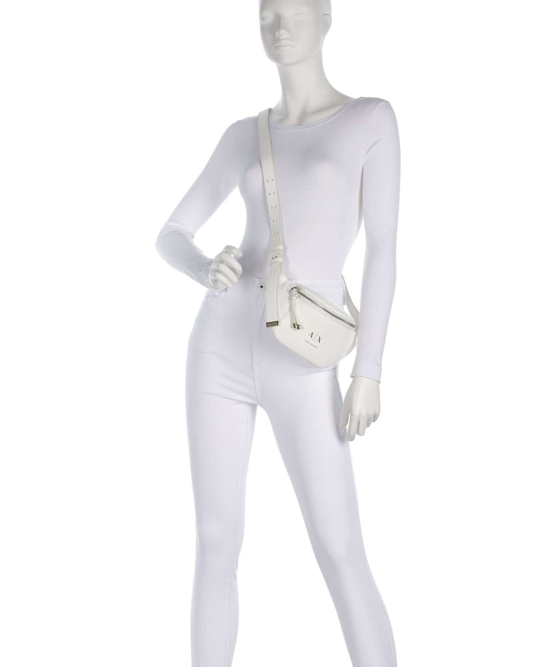 Armani Exchange Alice Crossbody bag off white