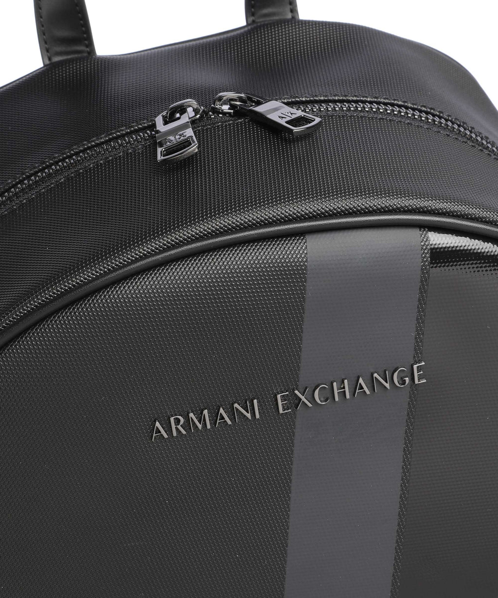 Armani Exchange Dylan Backpack black/gunmetal/shiny black