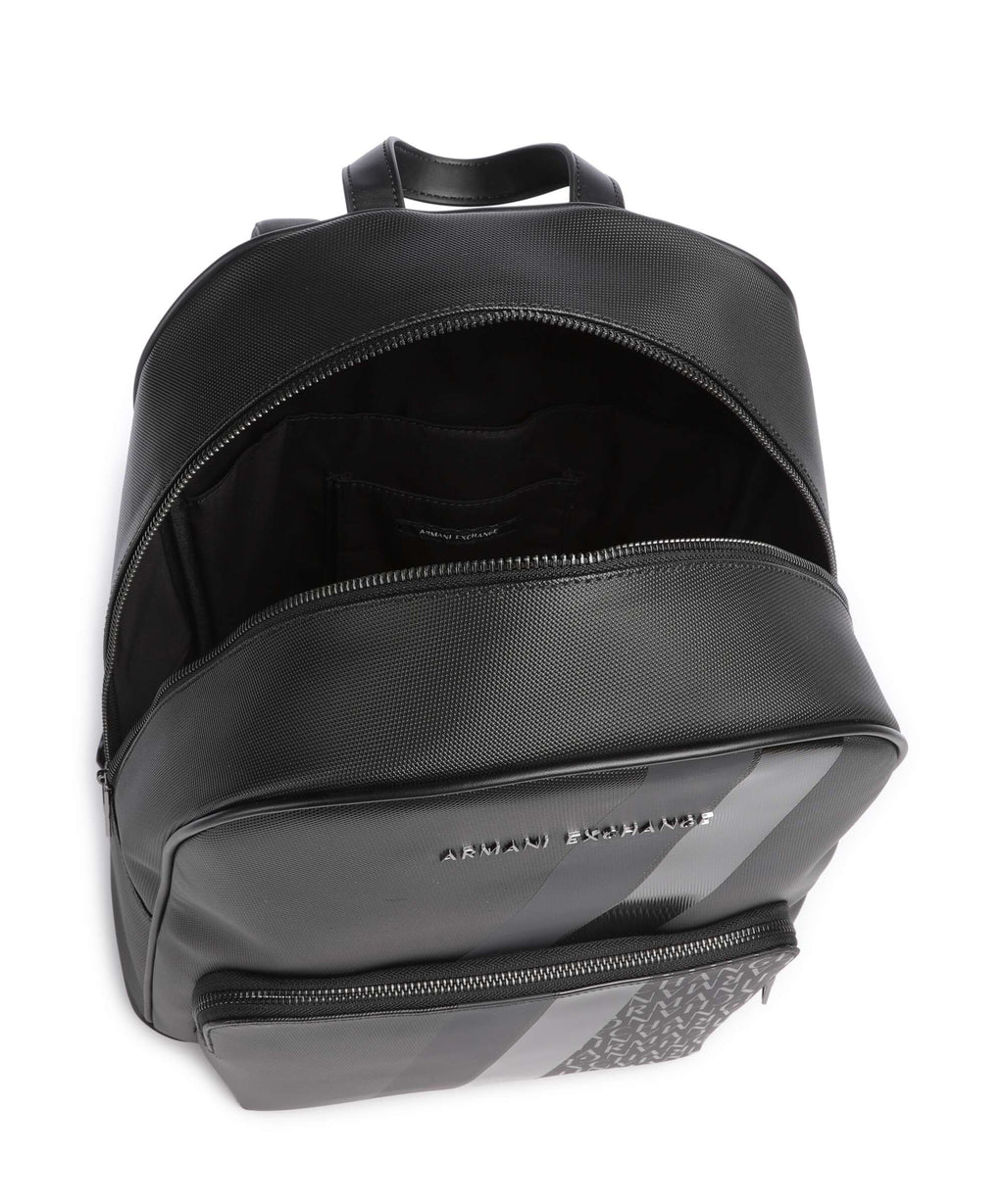 Armani Exchange Dylan Backpack black/gunmetal/shiny black