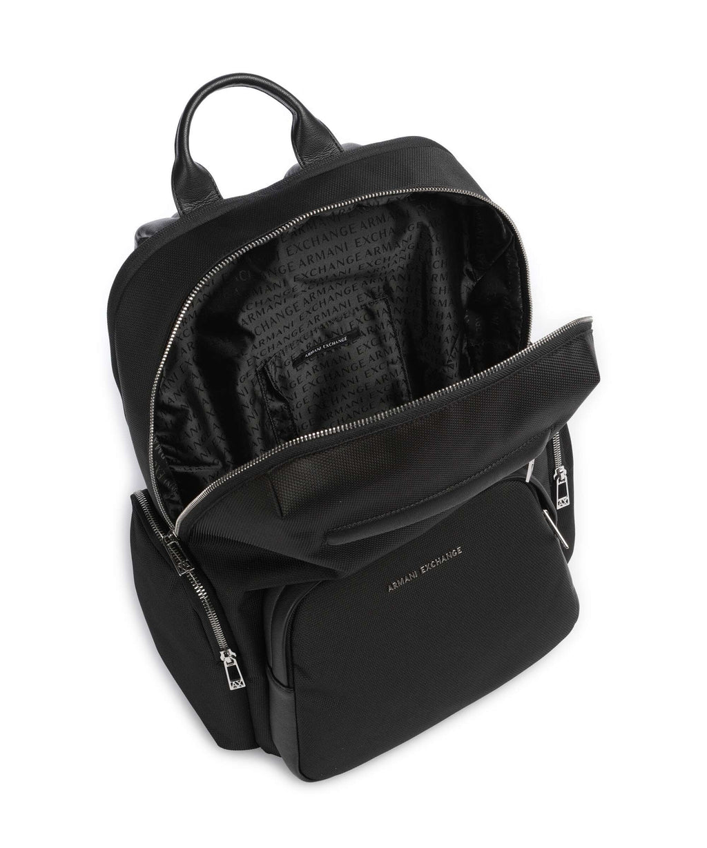 Armani Exchange Singapore Backpack black