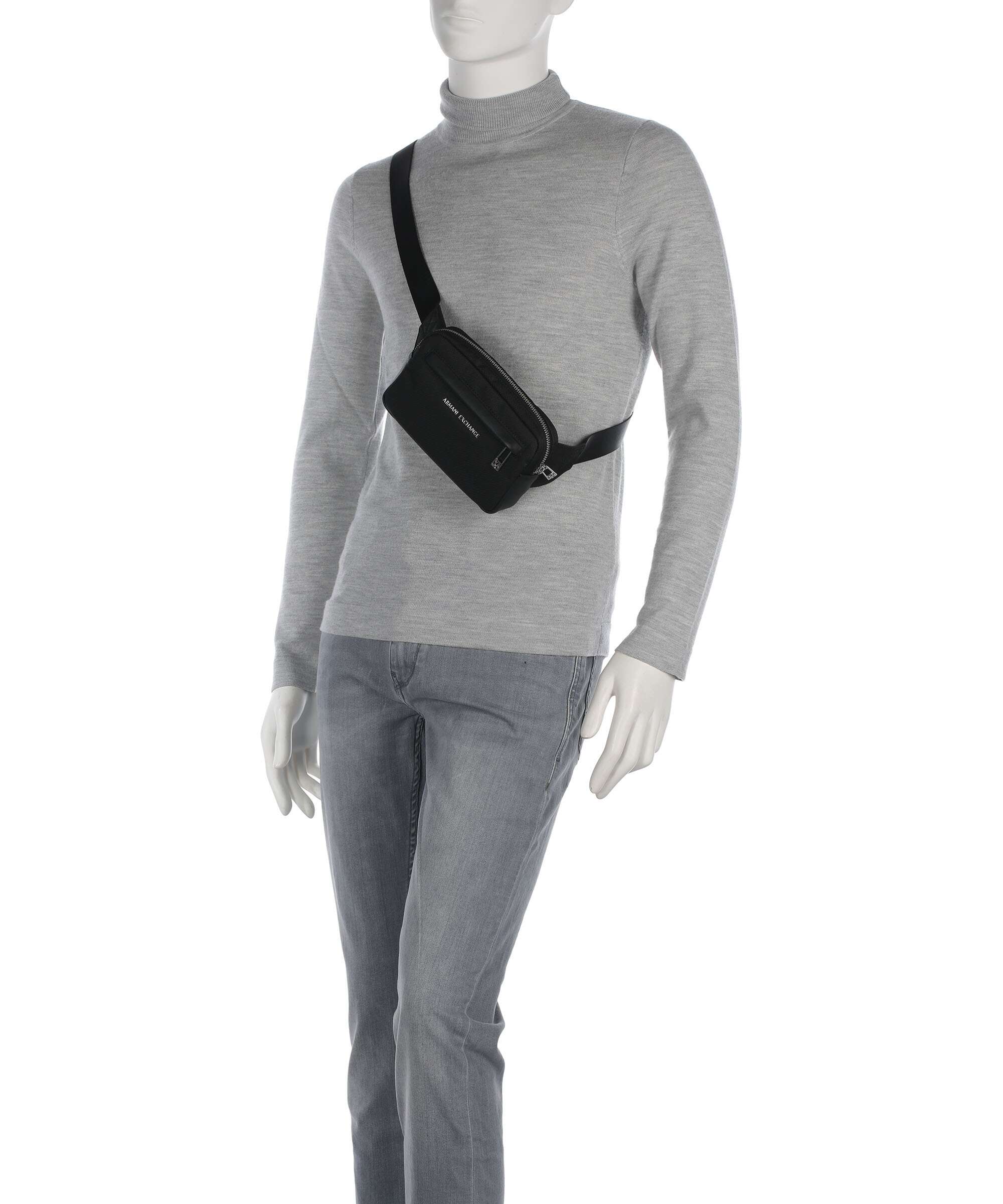 Armani Exchange Singapore Belt bag black