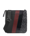 Armani Exchange Dylan Sac bandoulière black/pomegranate/black shiny
