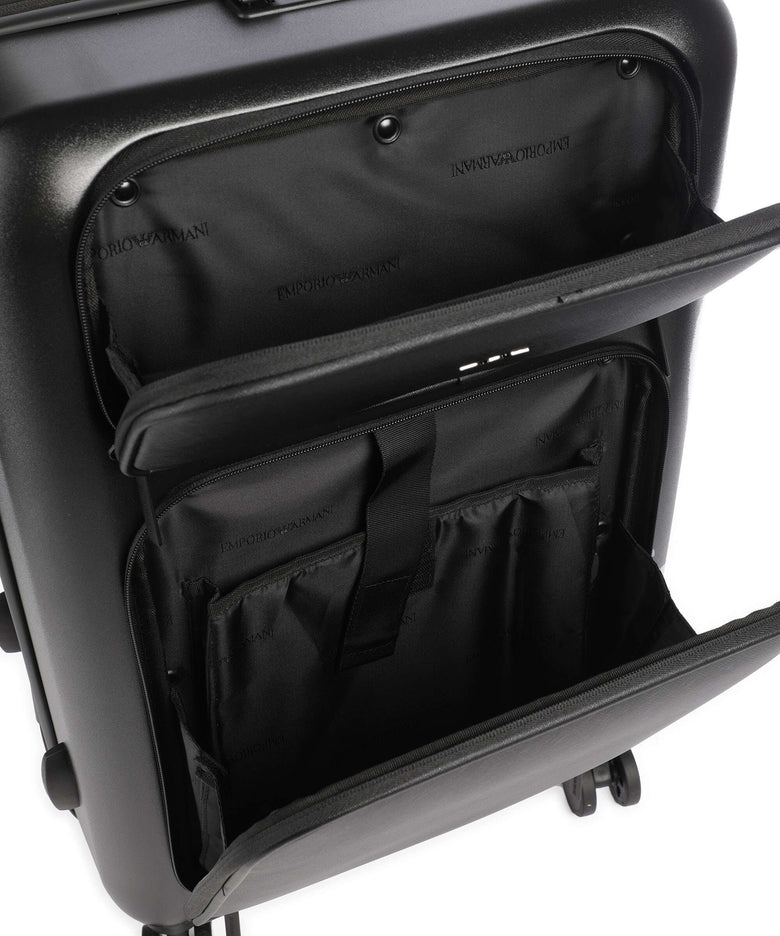 Emporio Armani Business Regenerated Spinner (4 wheels) black beauty