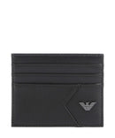 Emporio Armani Premium Nappa Étui à cartes crédit black beauty
