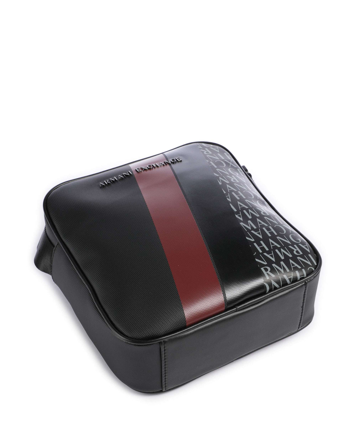 Armani Exchange Dylan Crossbody bag black/pomegranate/black shiny