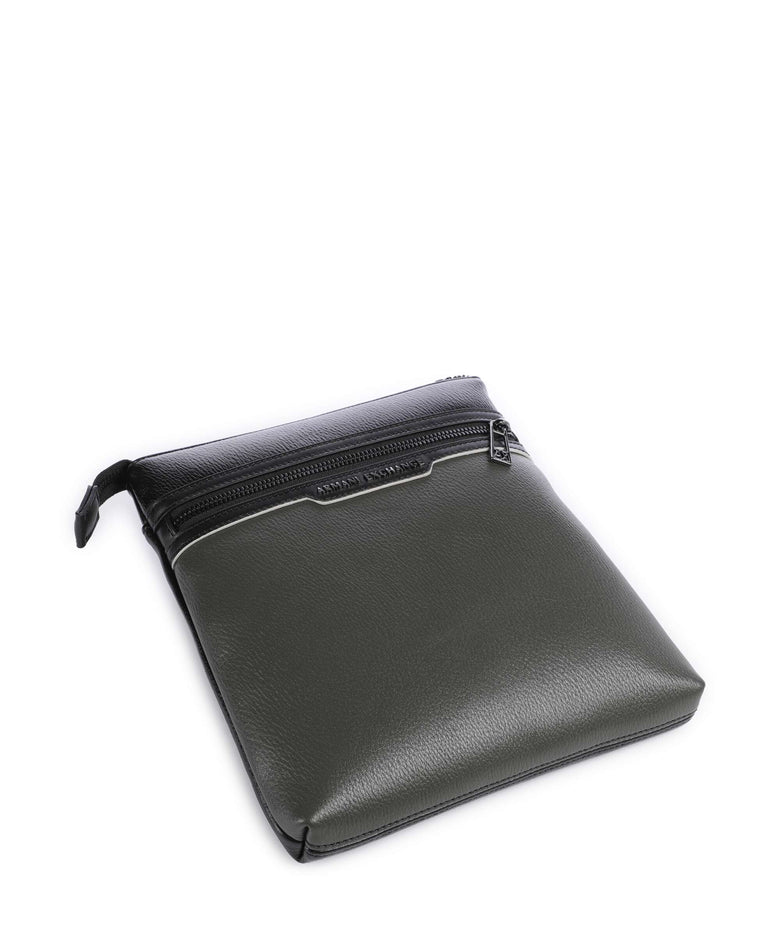 Armani Exchange Cedric Crossbody bag sage/black