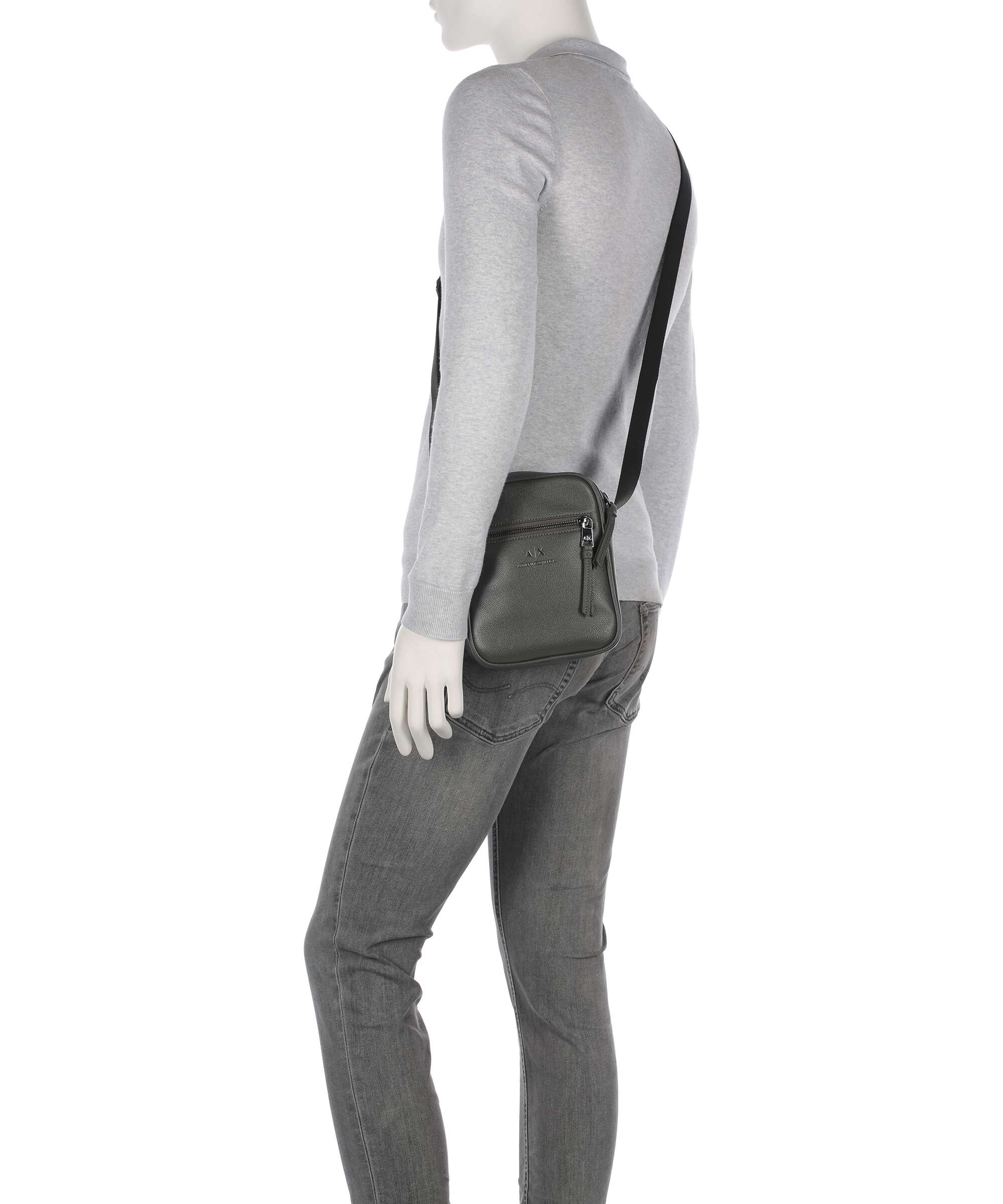 Armani Exchange Dino Crossbody bag sage