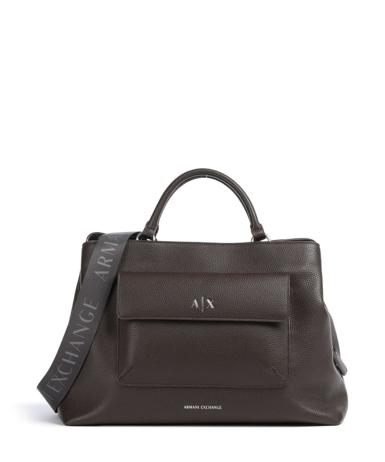 Armani Exchange Nicole L Handbag hot fudge