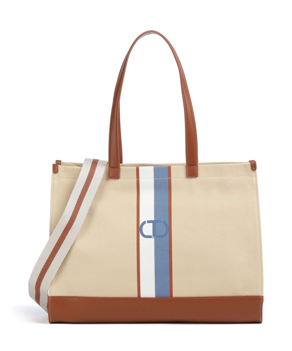 Twinset Matera Tote bag light rope/carta da zucchero