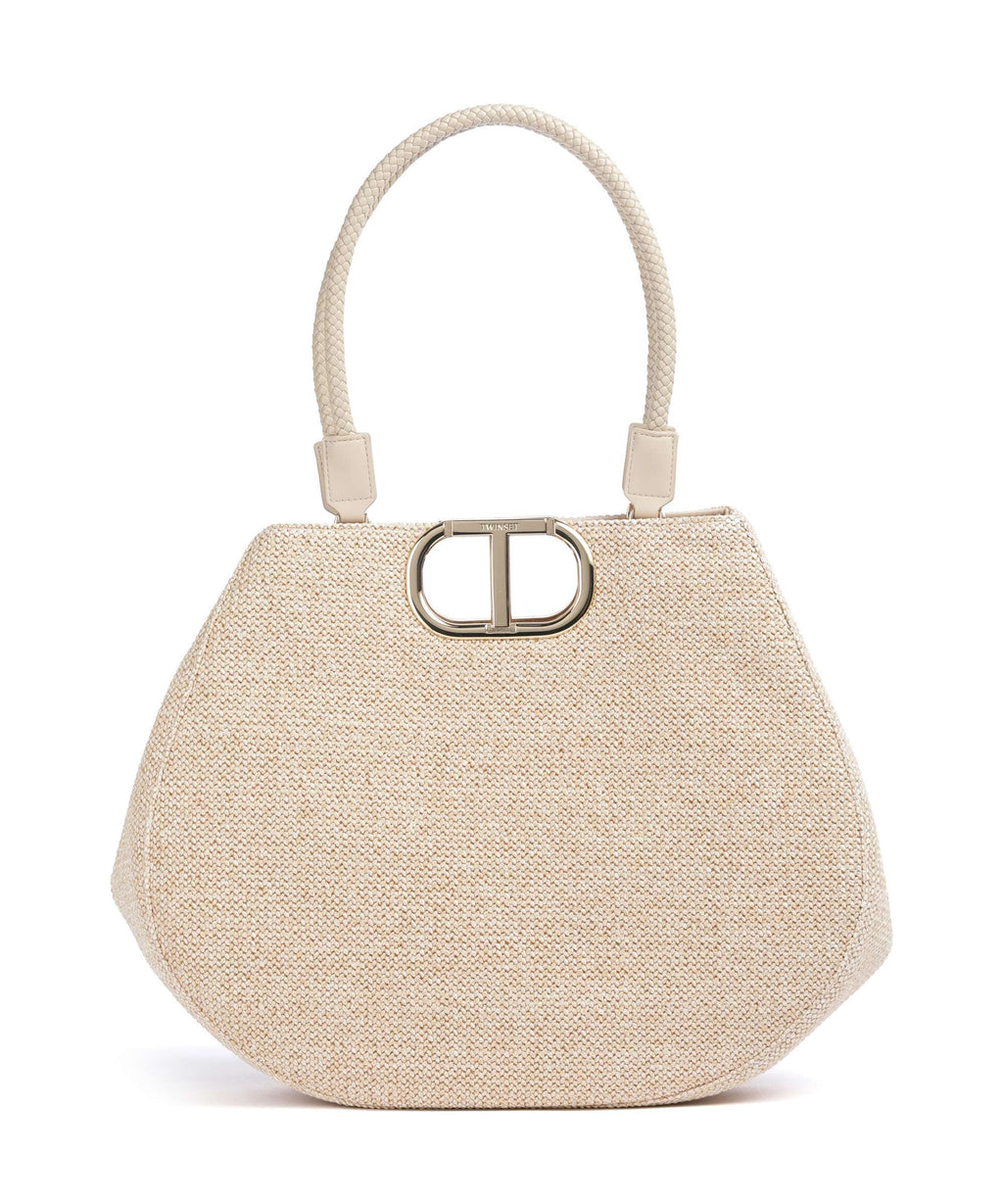 Twinset Lila Tote bag paglia
