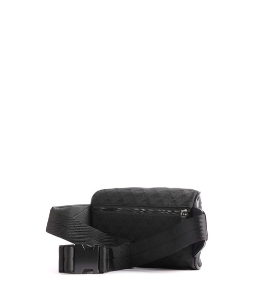 Emporio Armani Omnia Jacquard Belt bag black