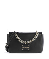 Love Moschino Strass Heart Chain Sac bandoulière nero