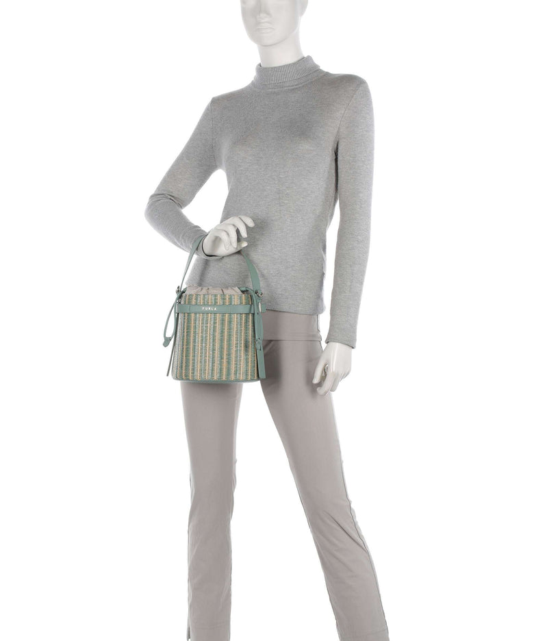 Furla Giove Mini Bucket bag toni mineral green