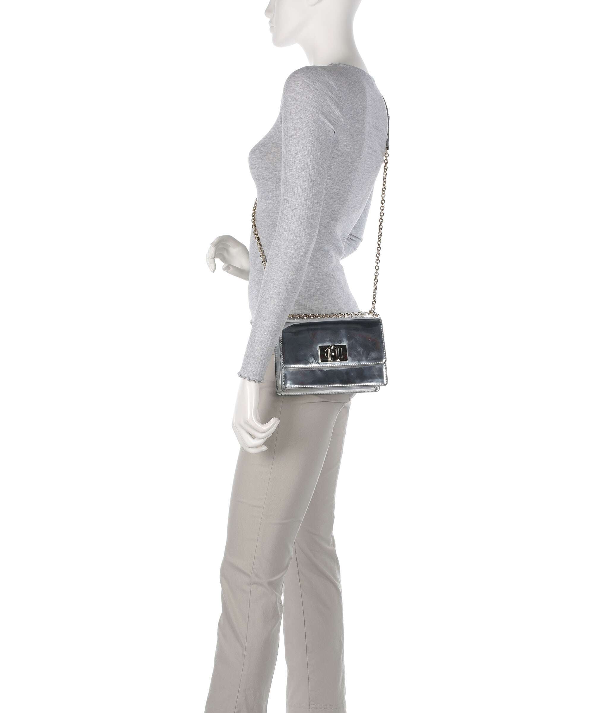 Furla 1927 Mini Shoulder bag silver