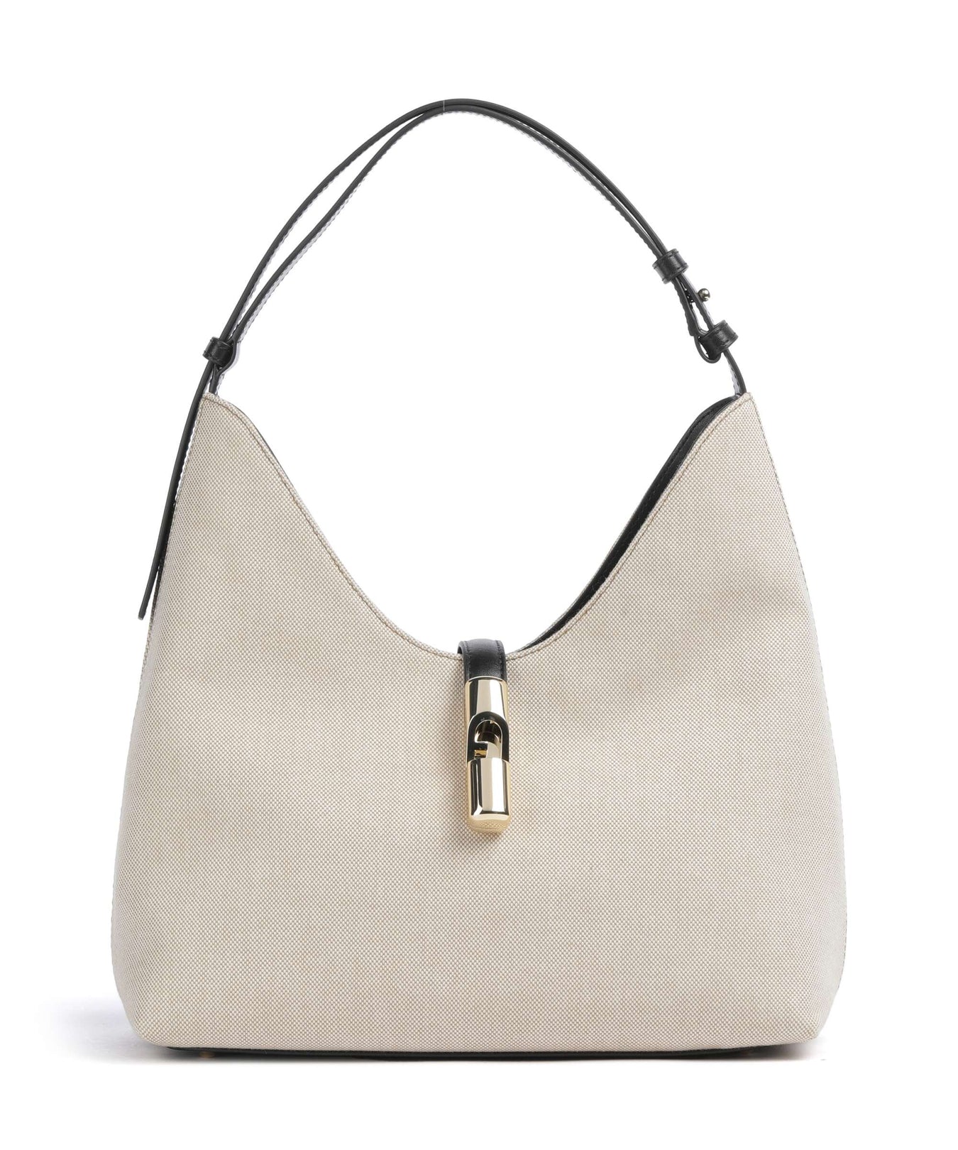 Furla Goccia M Hobo bag naturale/nero