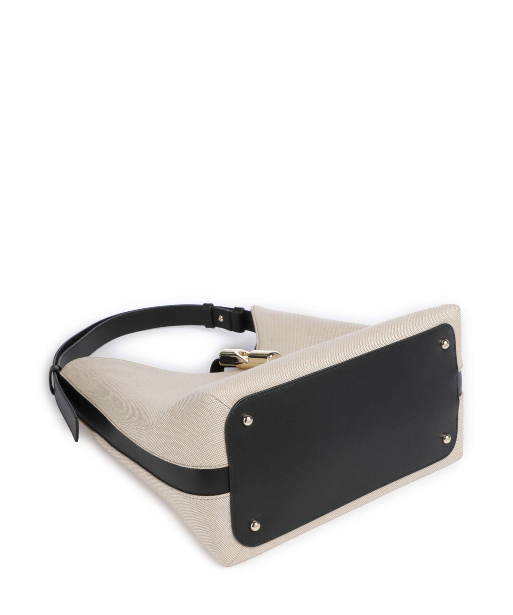 Furla Goccia M Hobo bag naturale/nero