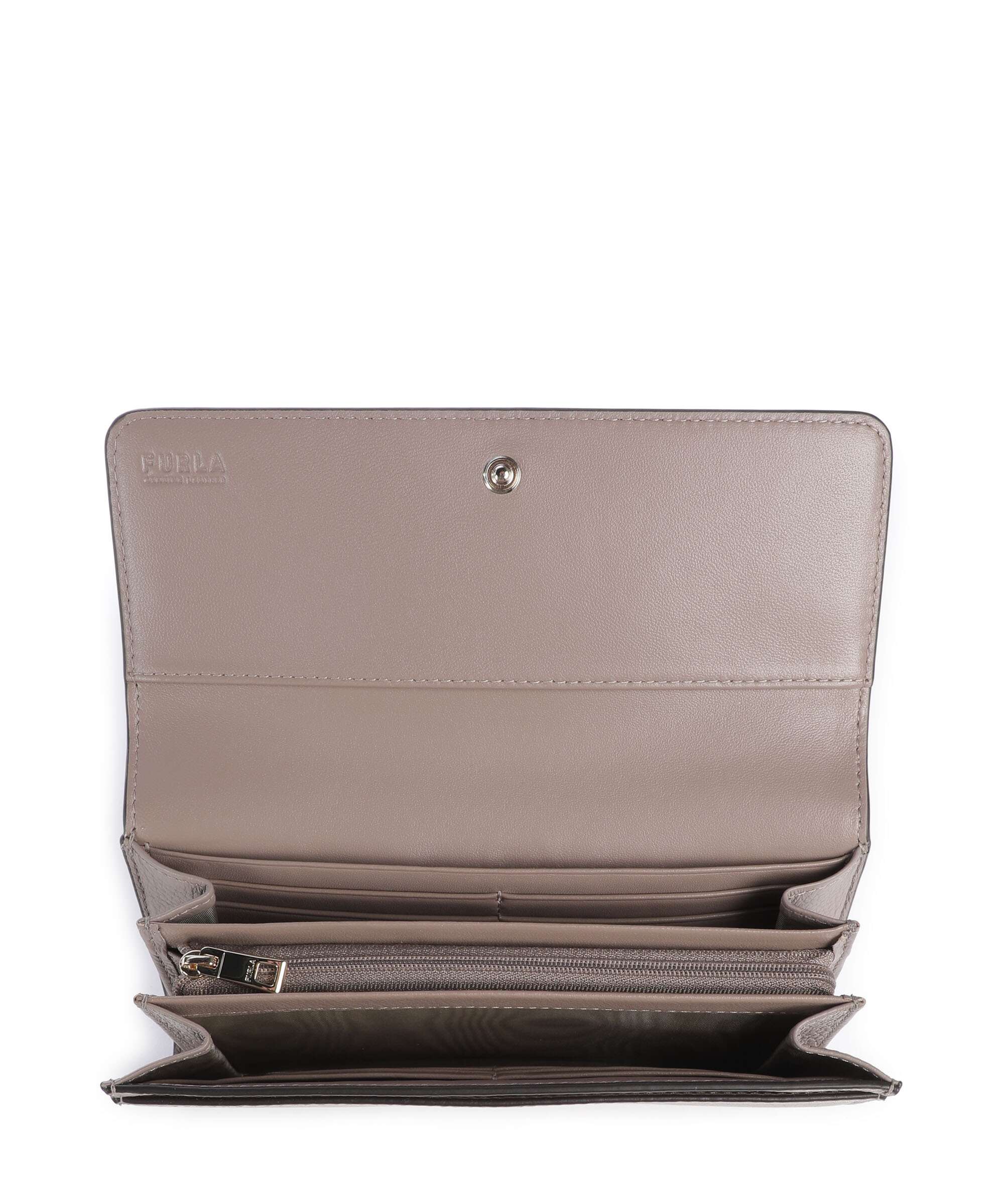Furla Camelia Continental Wallet stucco gray