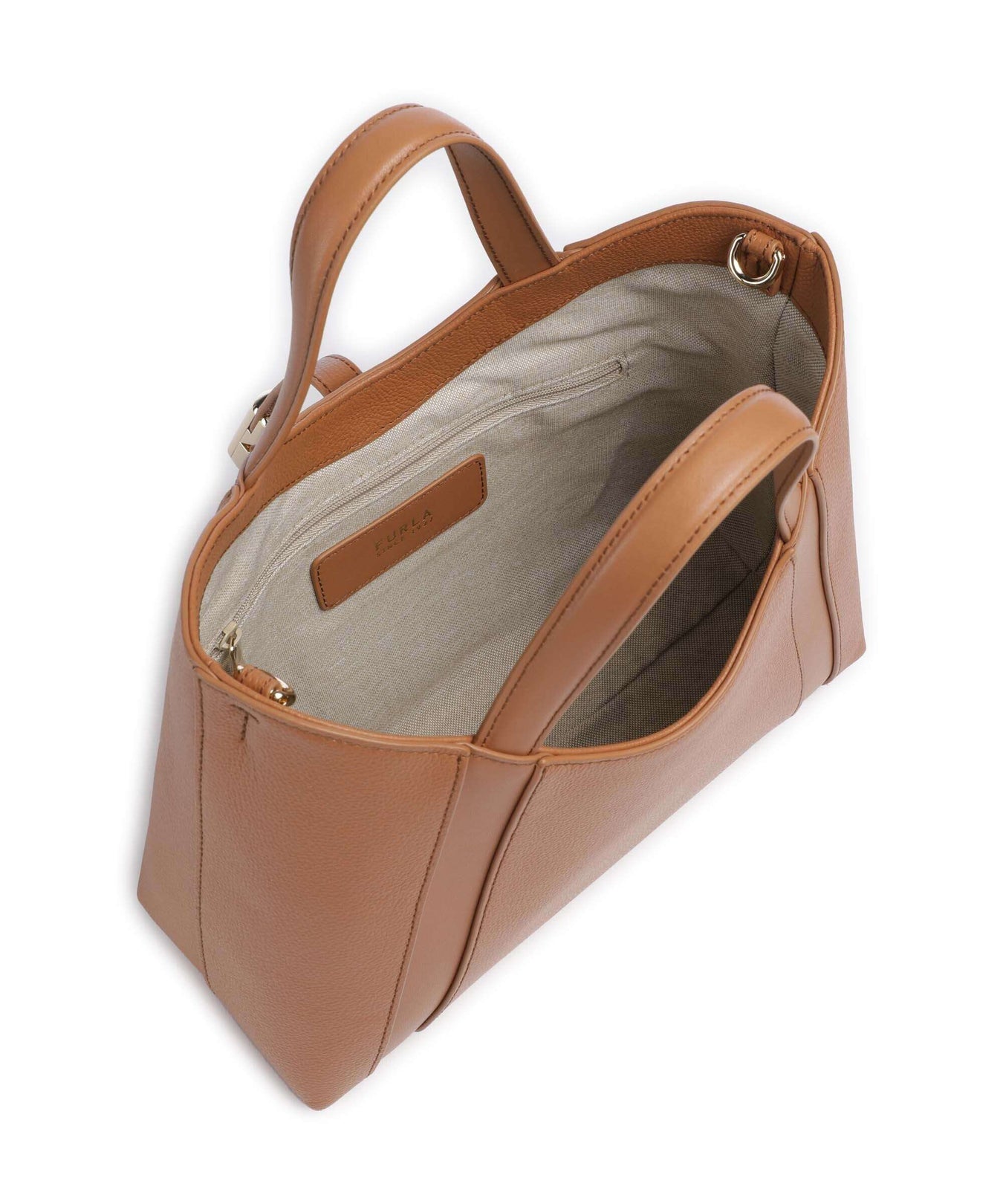 Furla Goccia S Handbag brandy