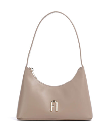 Furla Diamante Mini Sac porté épaule greige