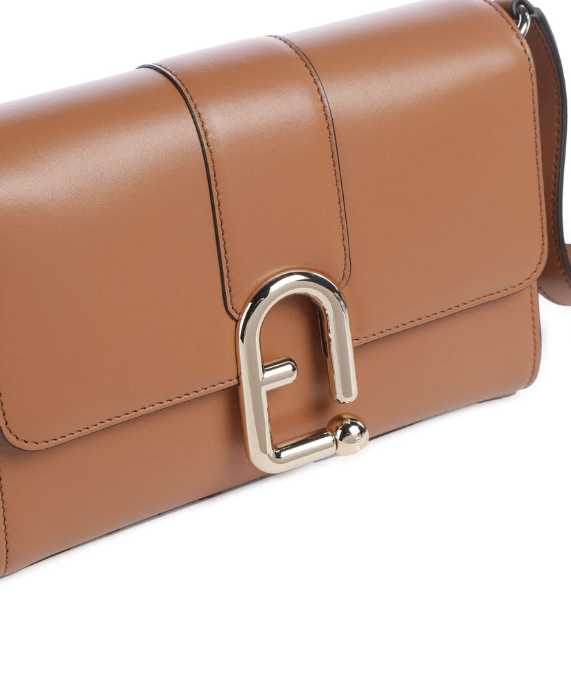 Furla Nuvola S Crossbody bag brandy