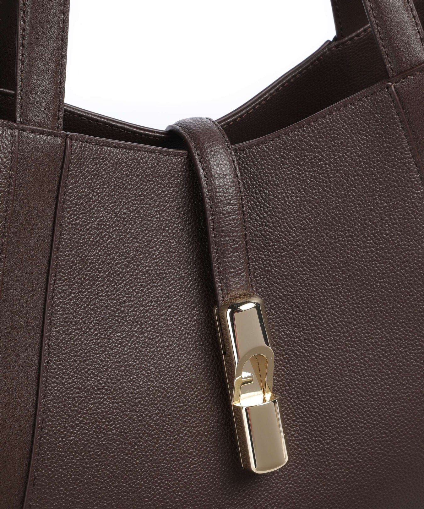 Furla Goccia L Tote bag cioccolato