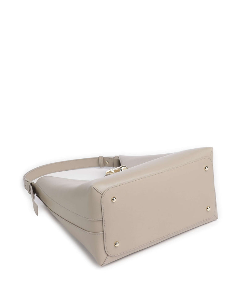 Furla Goccia M Hobo bag linen