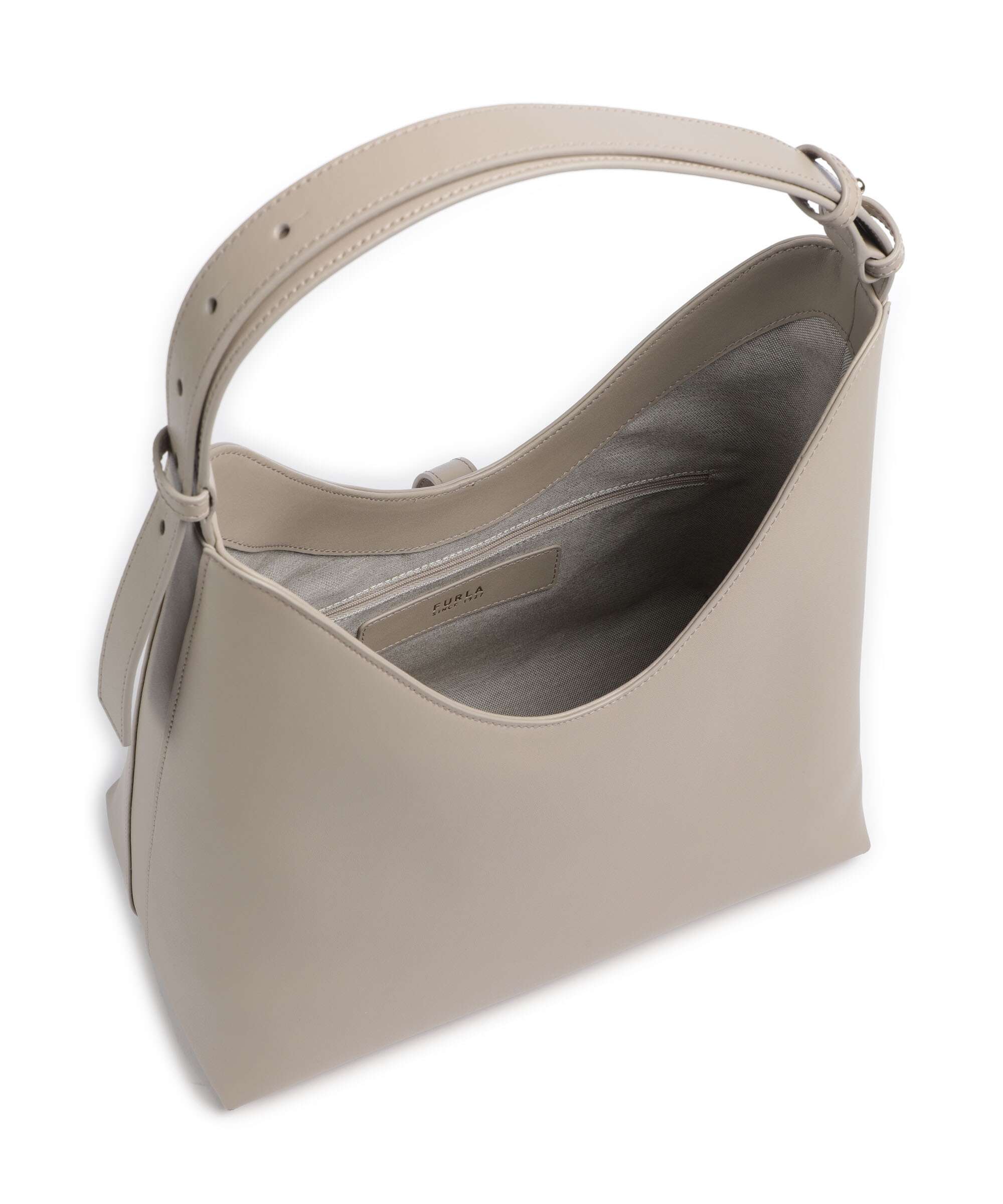 Furla Goccia M Hobo bag linen