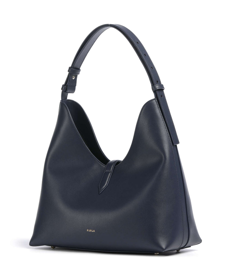 Furla Goccia M Hobo bag ink blue