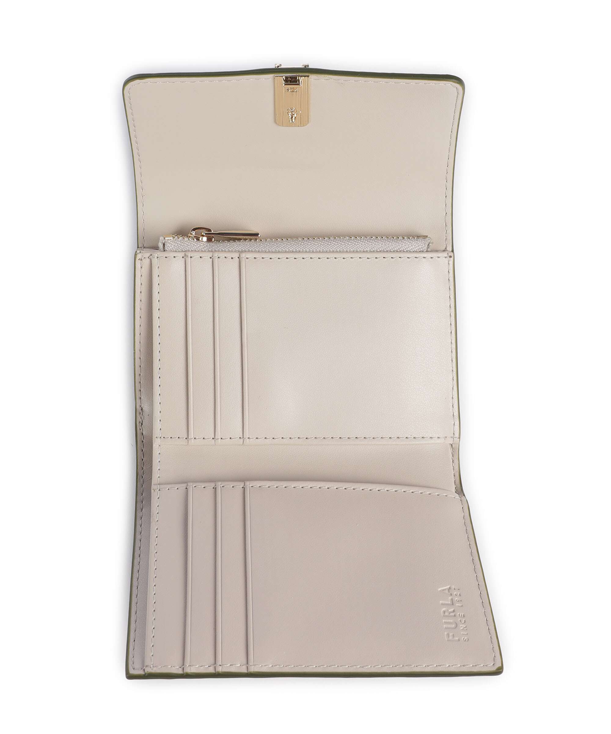 Furla Iride S Wallet avocado/sabbia int