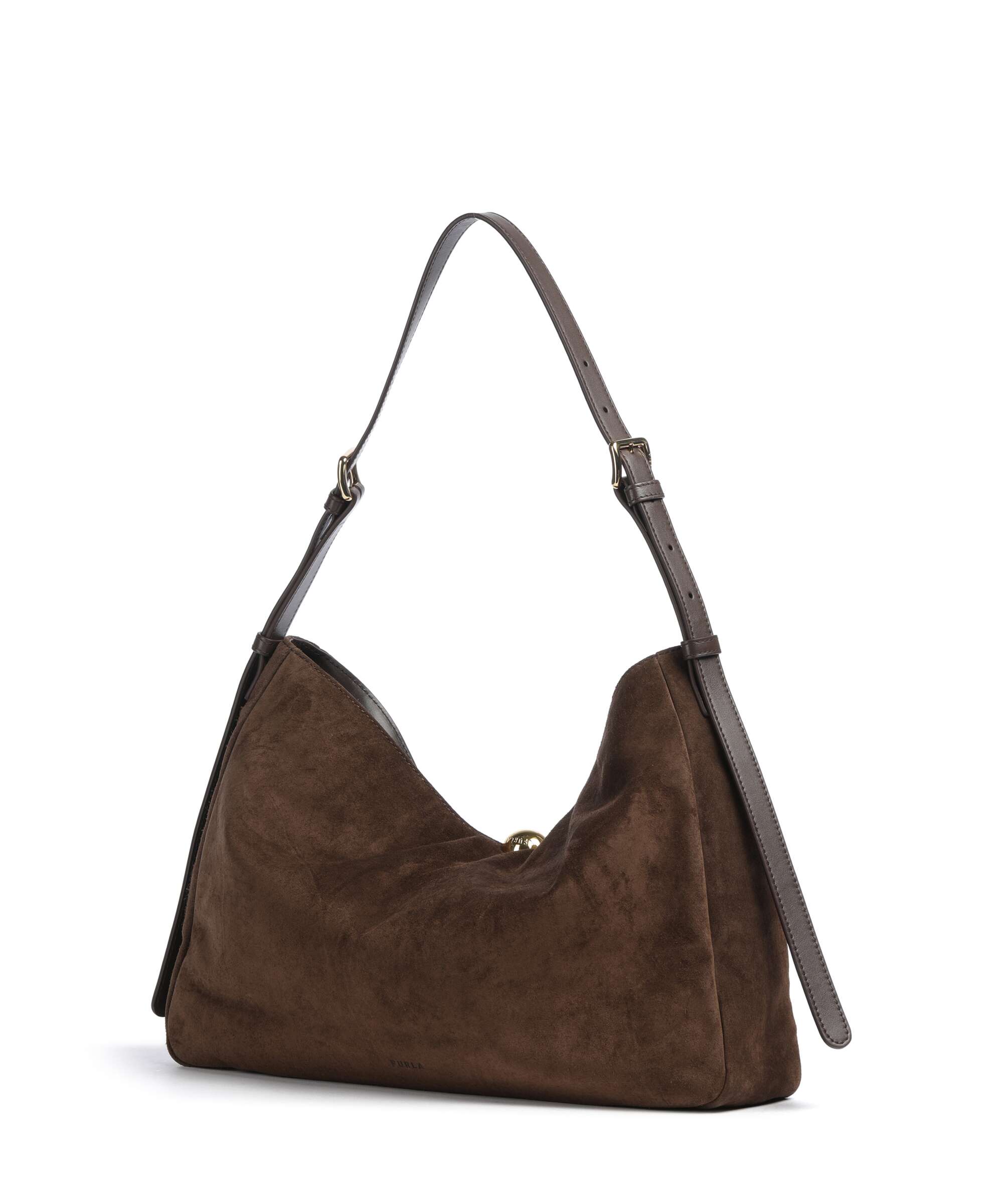 Furla Sfera Soft L Hobo bag toni cioccolato