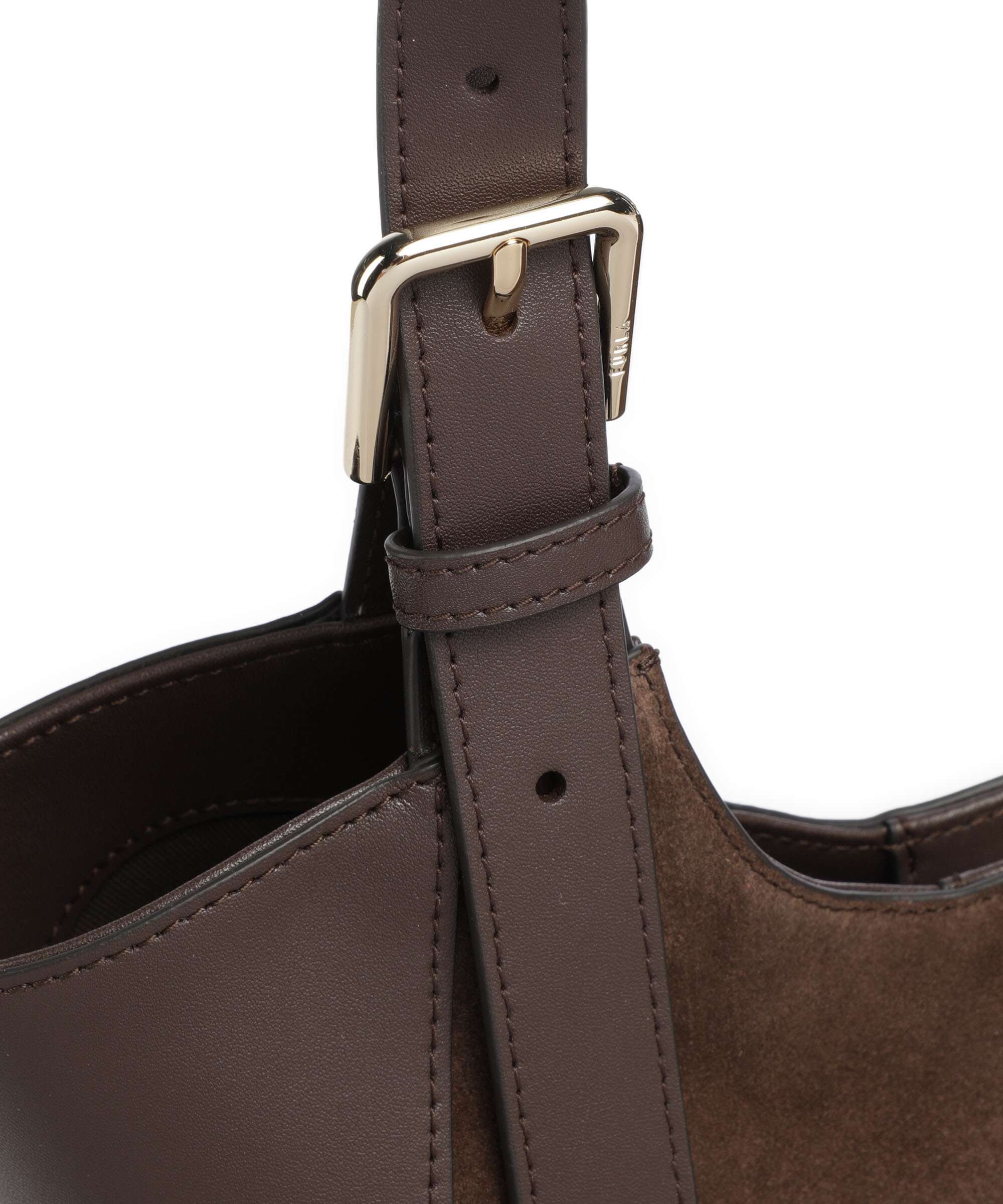 Furla Dora S Hobo bag toni cioccolato