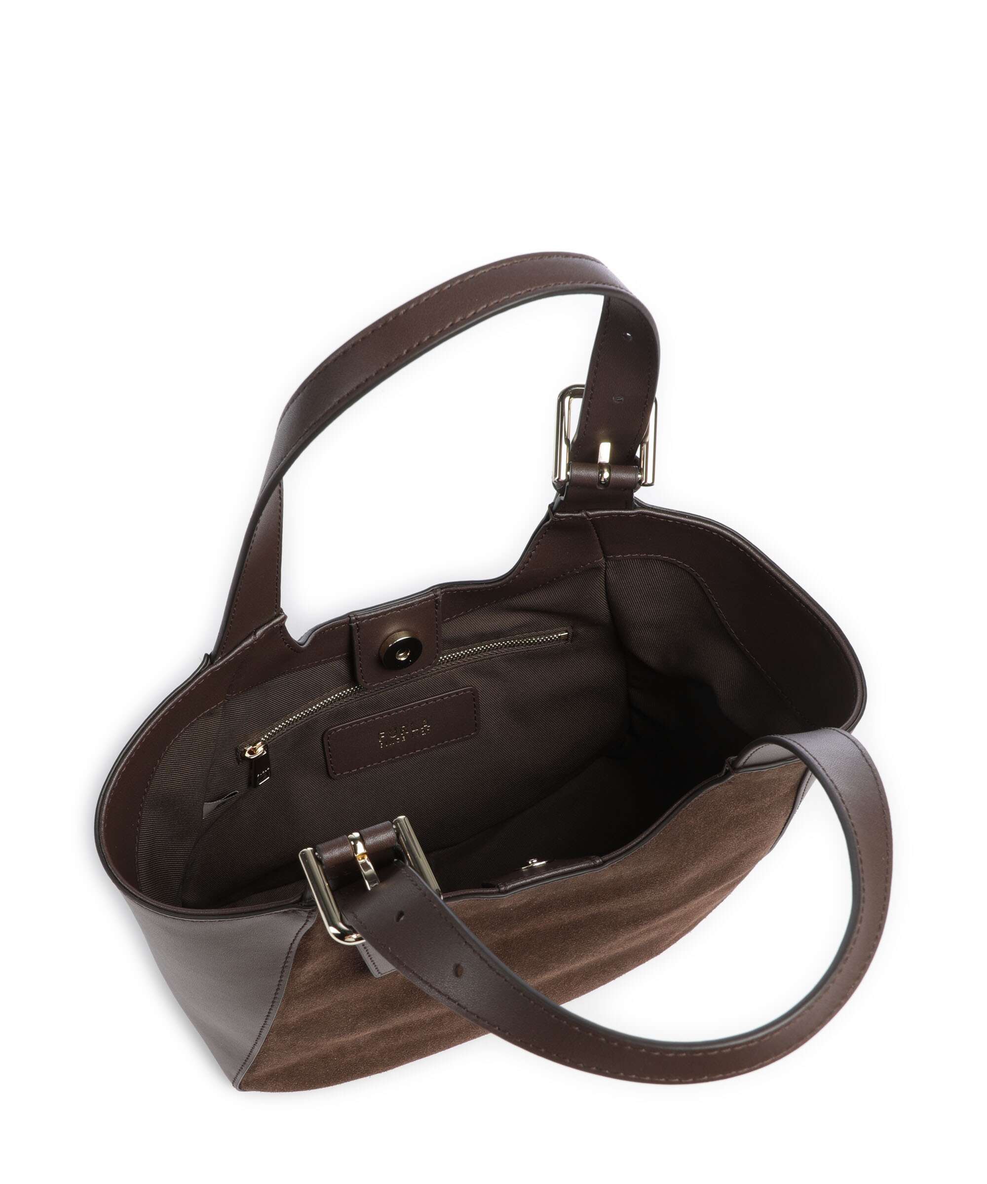 Furla Dora S Hobo bag toni cioccolato