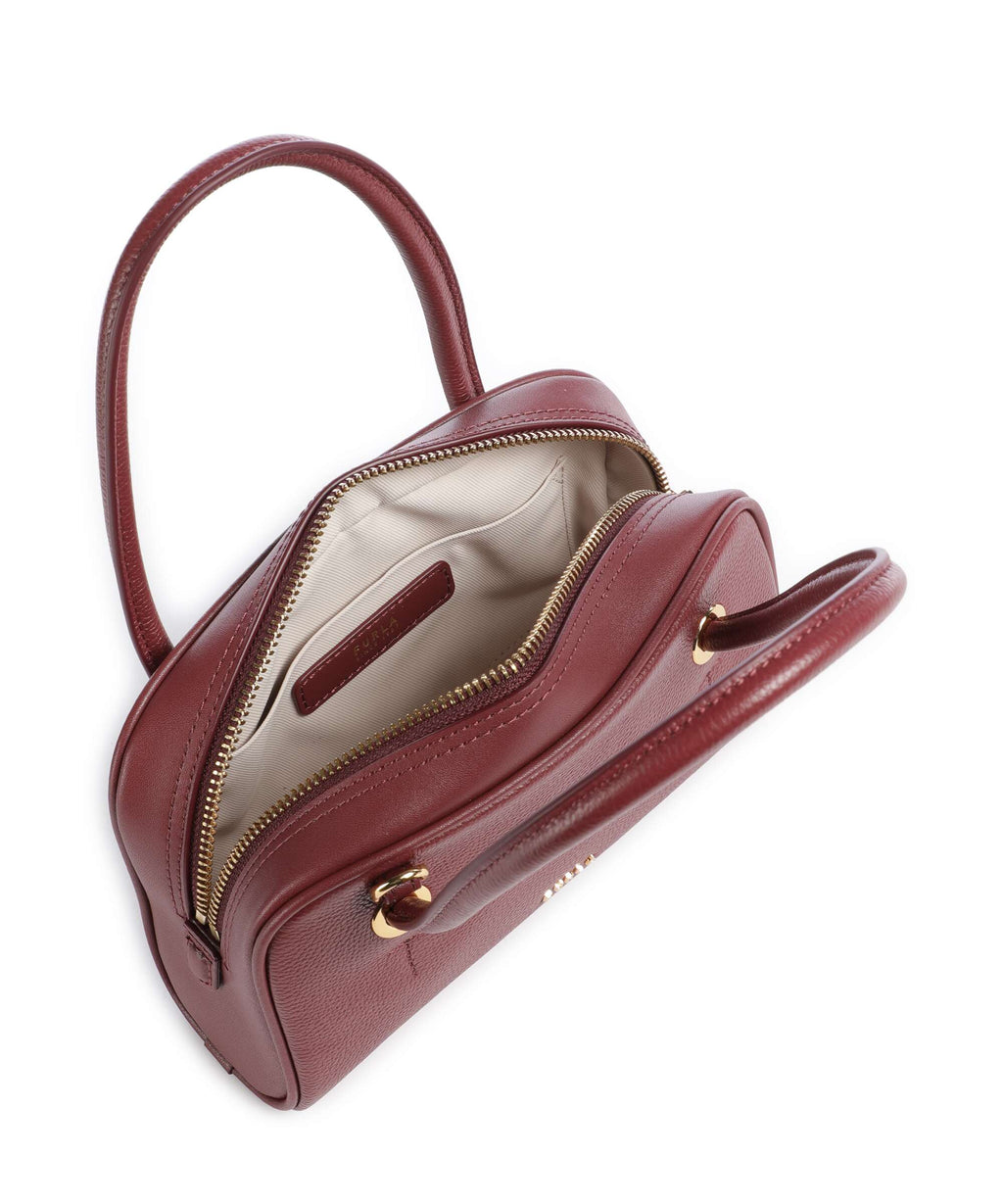 Furla Poppy Mini Handbag red apple