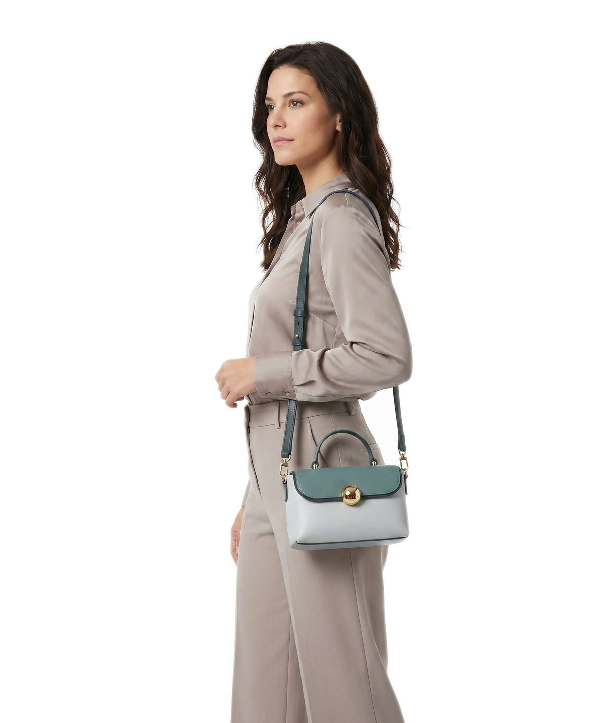 Furla Moonlight Mini Crossbody bag toni edera green