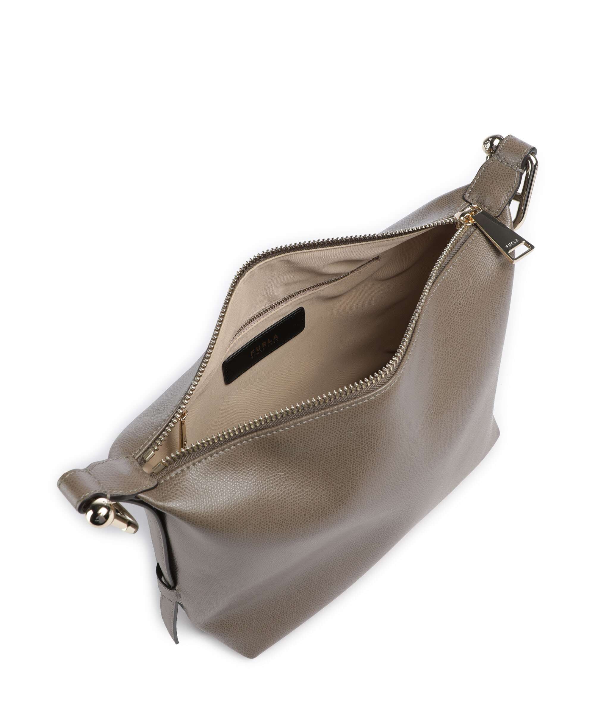 Furla Tonie M Hobo bag muddy gray