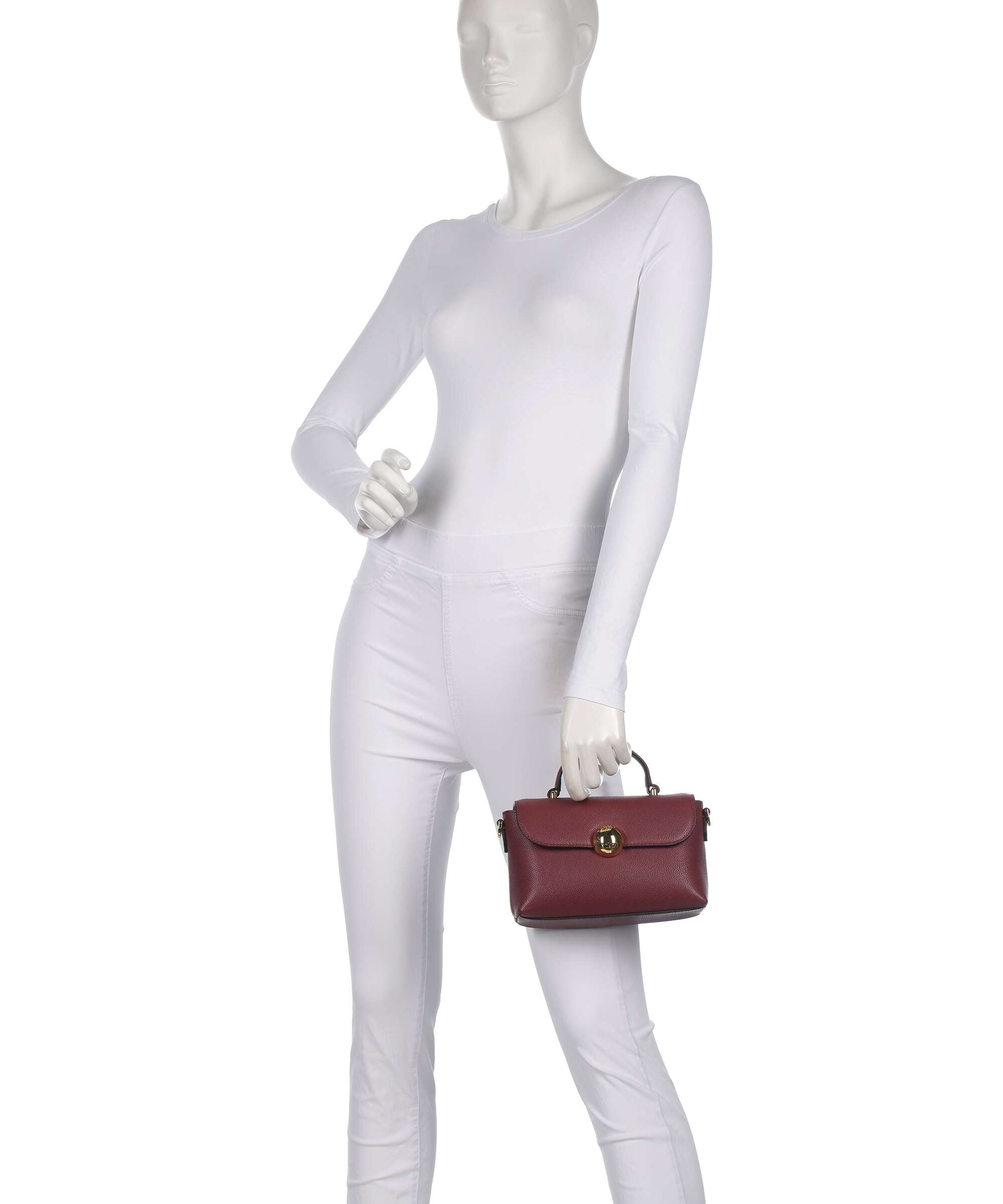Furla Moonlight Mini Handbag red apple