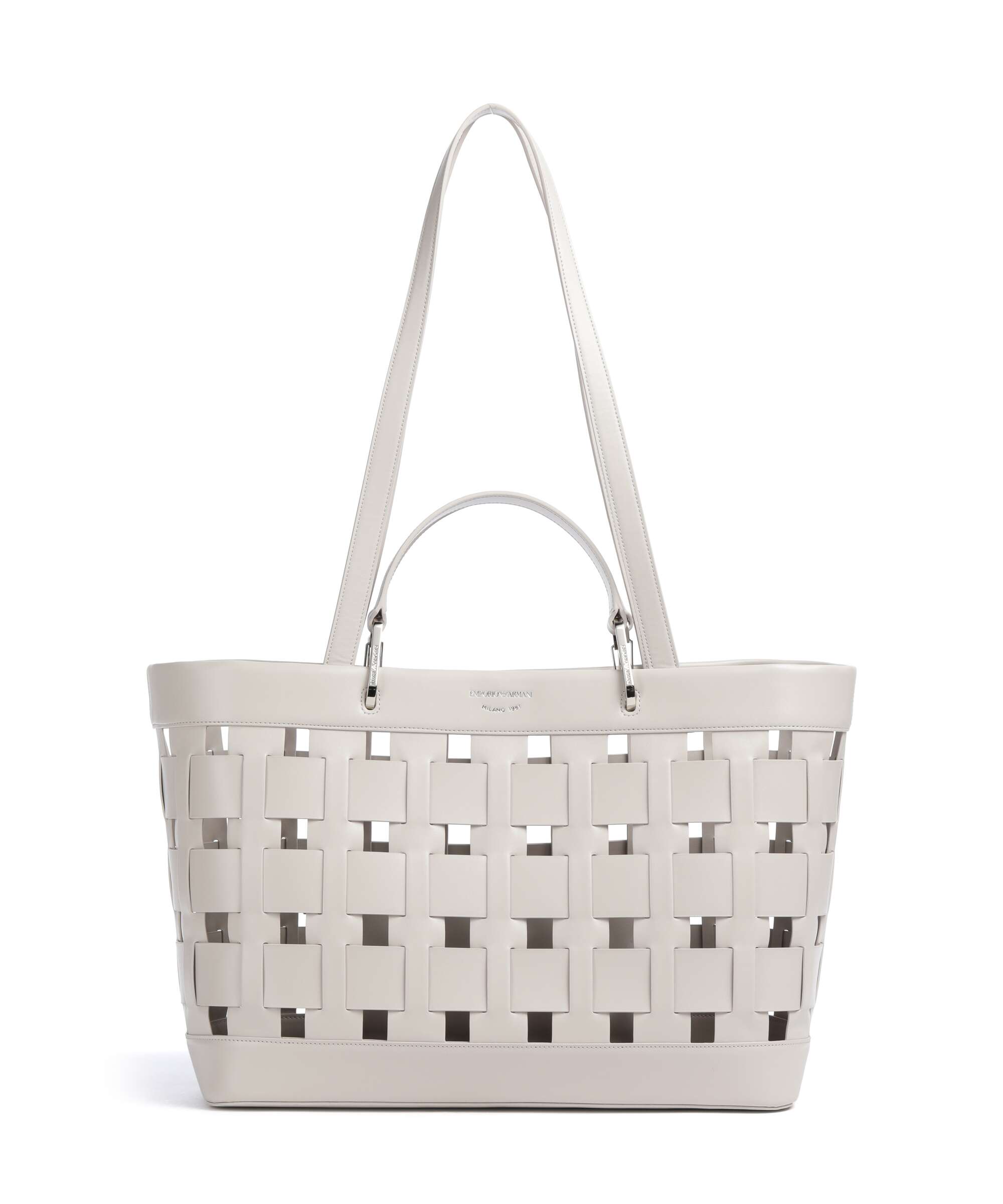 Emporio Armani My EA M Tote bag silver gray