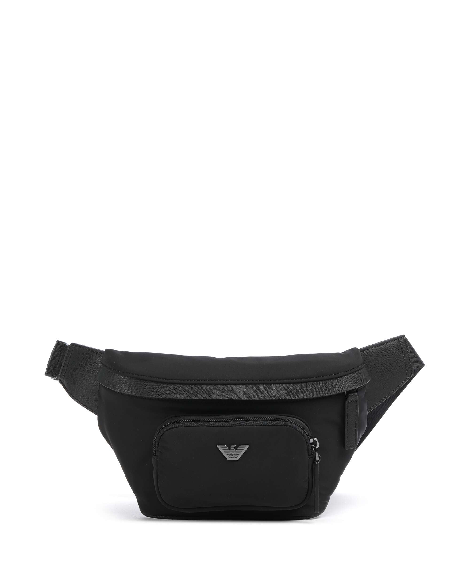 Emporio Armani Nylon Recycled Belt bag black beauty