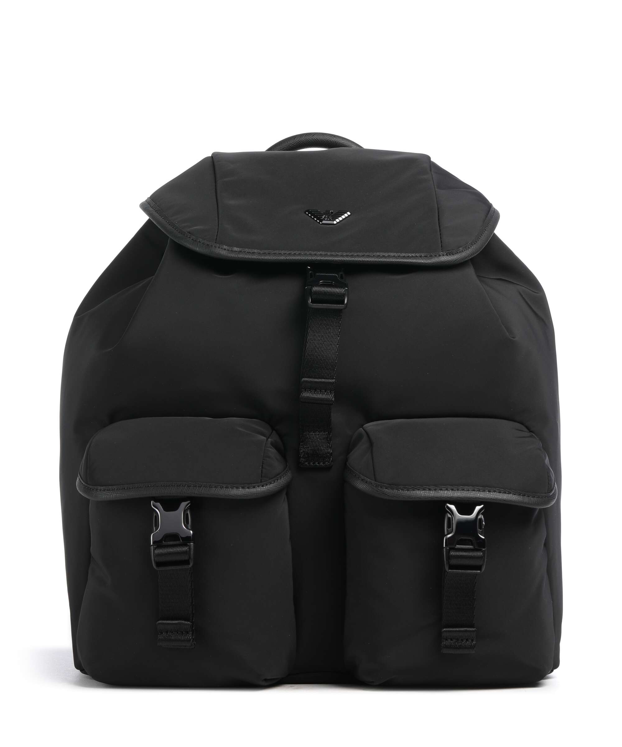 Emporio Armani Nylon Recycled Backpack black beauty